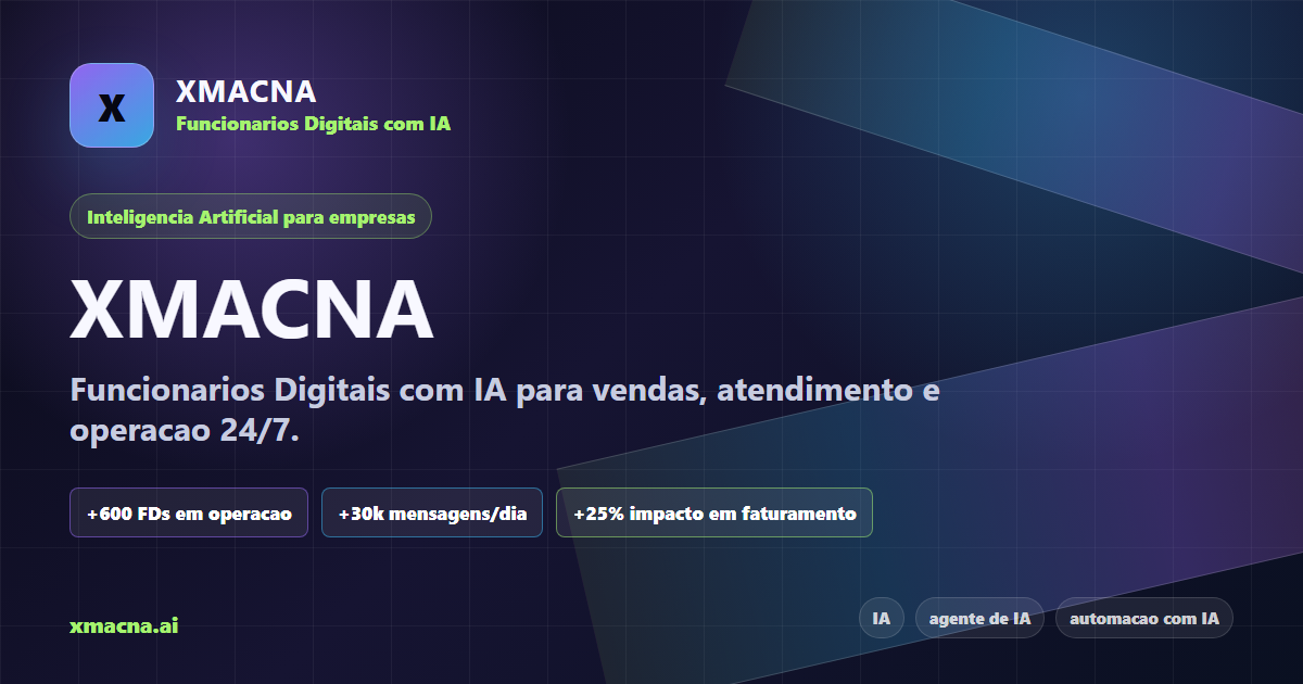 XMACNA Funcionarios Digitais com IA screenshot