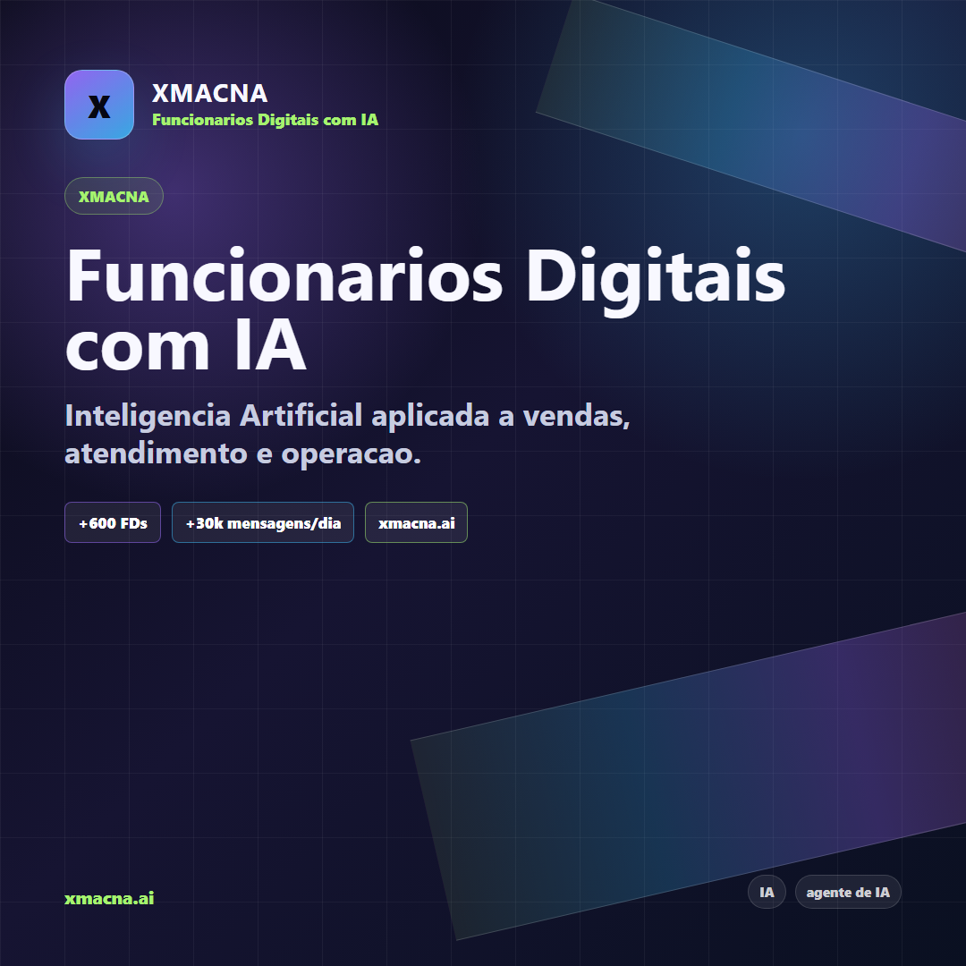 XMACNA Funcionarios Digitais com IA